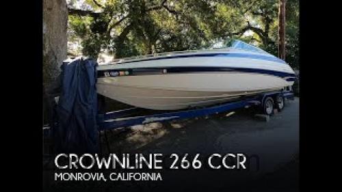 Crownline 266 CCR scheda tecnica 